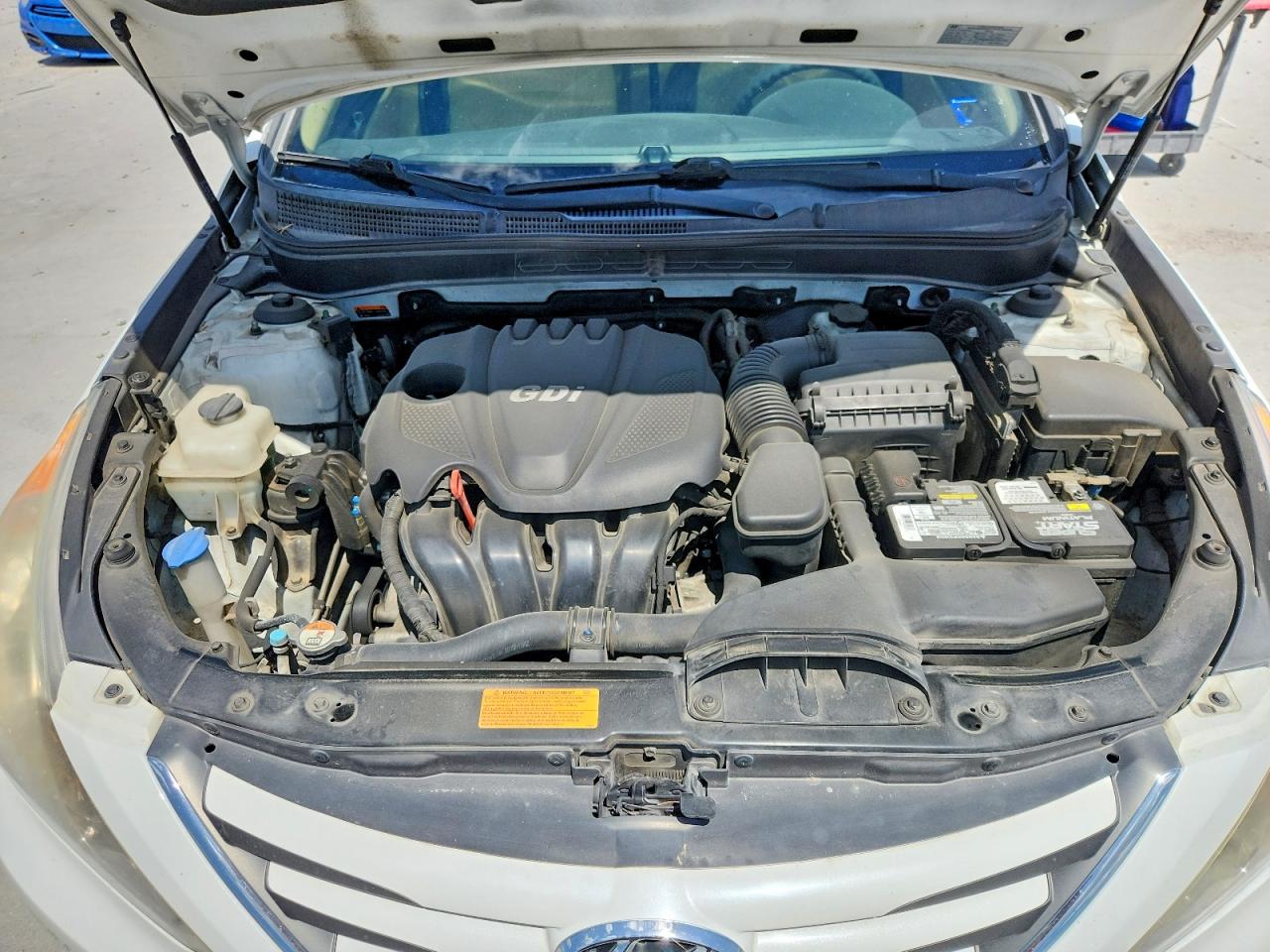 2014 Hyundai Sonata Gls White vin: 5NPEB4AC8EH930240