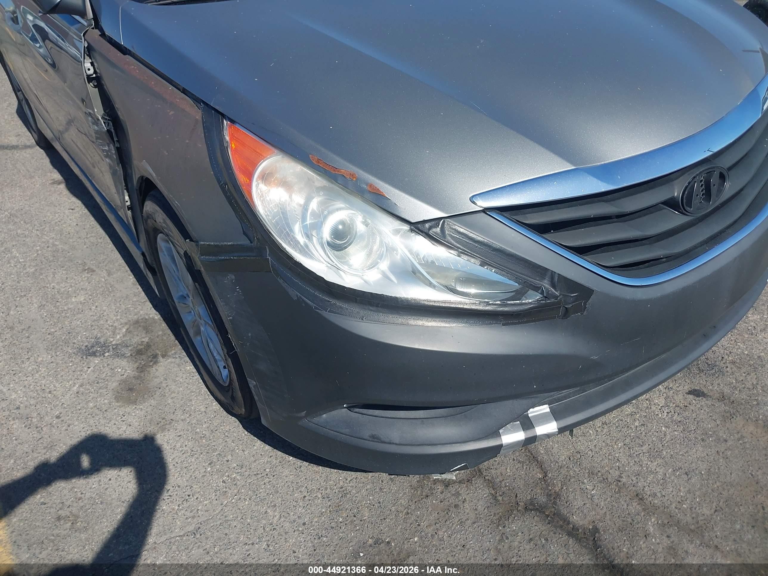 2014 Hyundai Sonata Gls Серый vin: 5NPEB4AC8EH930447