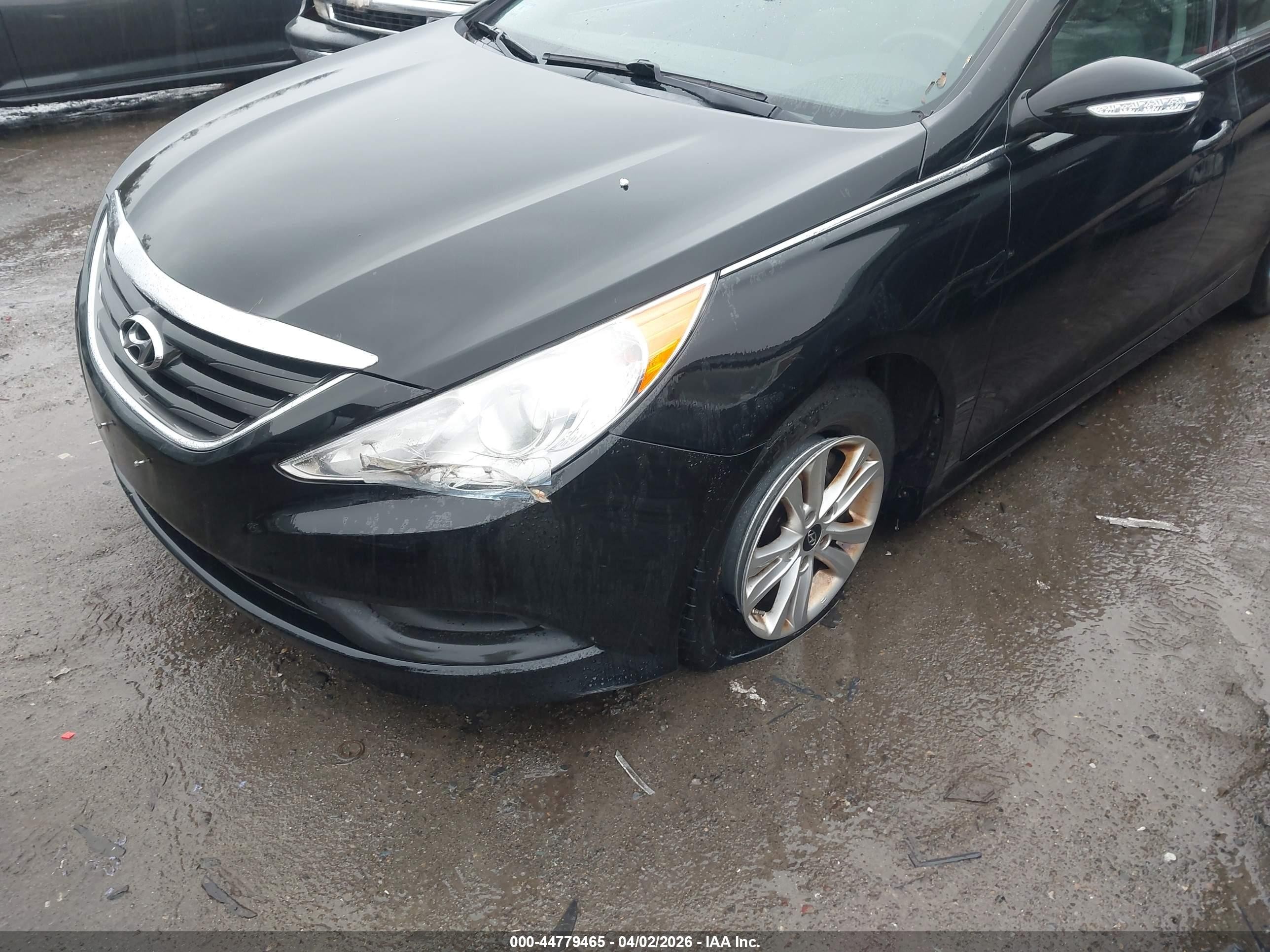 2014 Hyundai Sonata Gls Black vin: 5NPEB4AC8EH934725