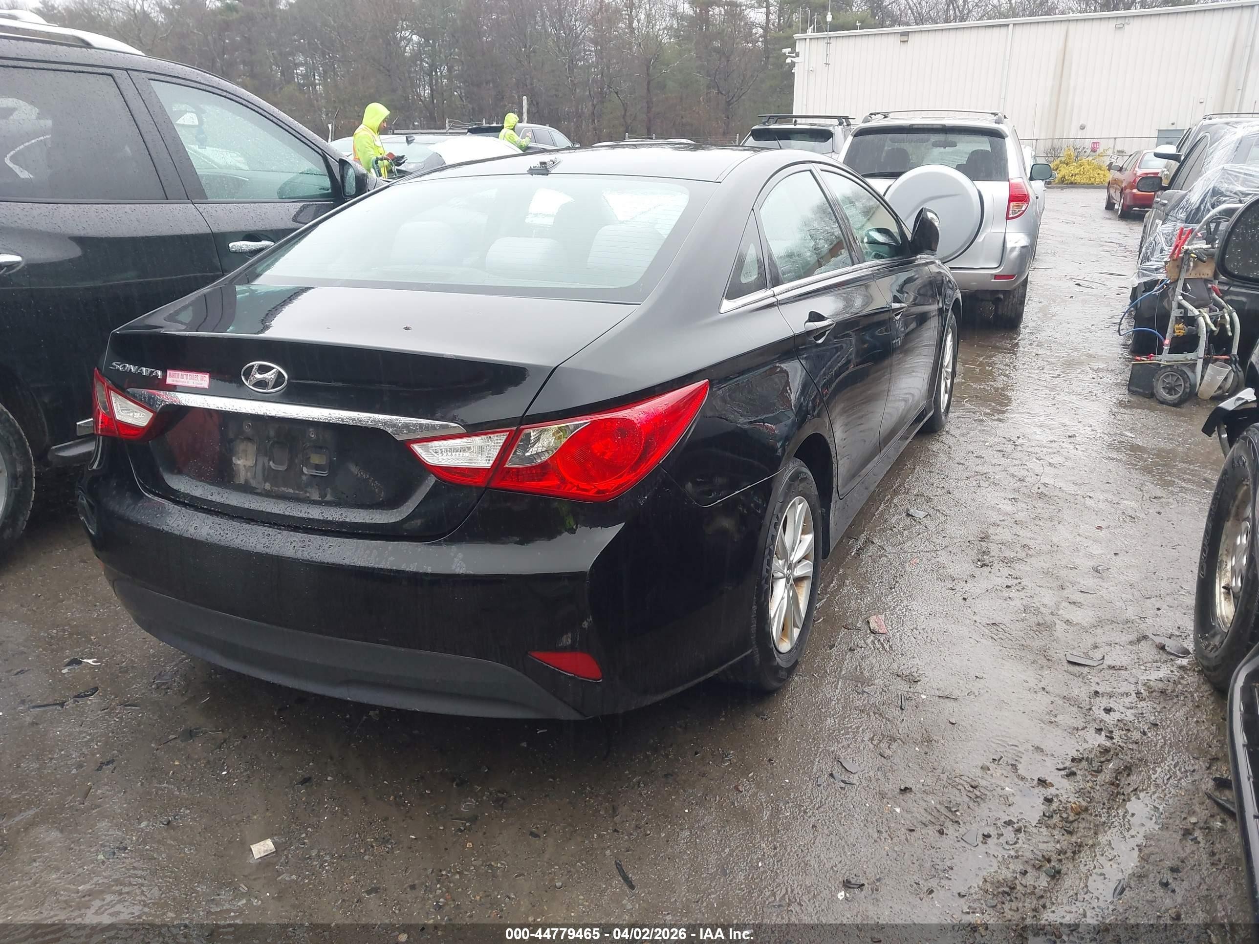 2014 Hyundai Sonata Gls Black vin: 5NPEB4AC8EH934725