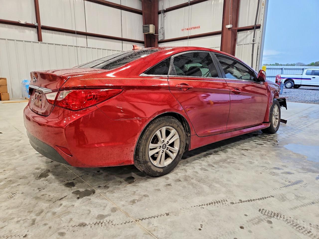 2014 Hyundai Sonata Gls Red vin: 5NPEB4AC8EH944669