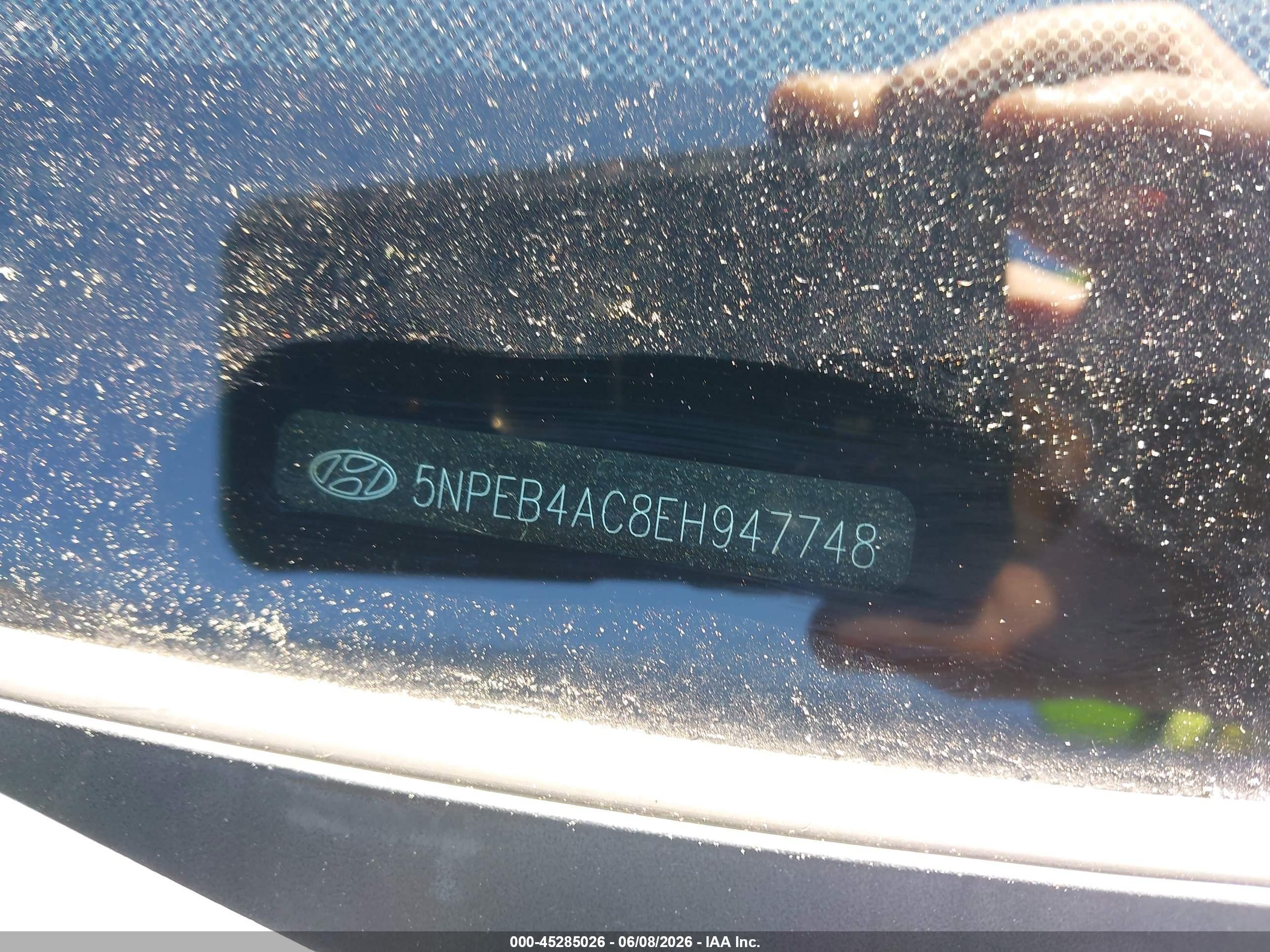 2014 Hyundai Sonata Gls Black vin: 5NPEB4AC8EH947748