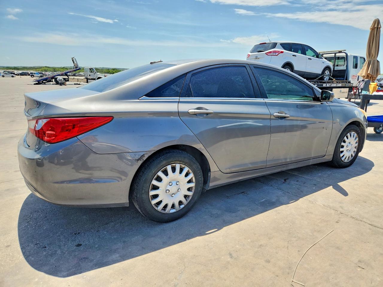 2011 Hyundai Sonata Gls Gray vin: 5NPEB4AC9BH021807
