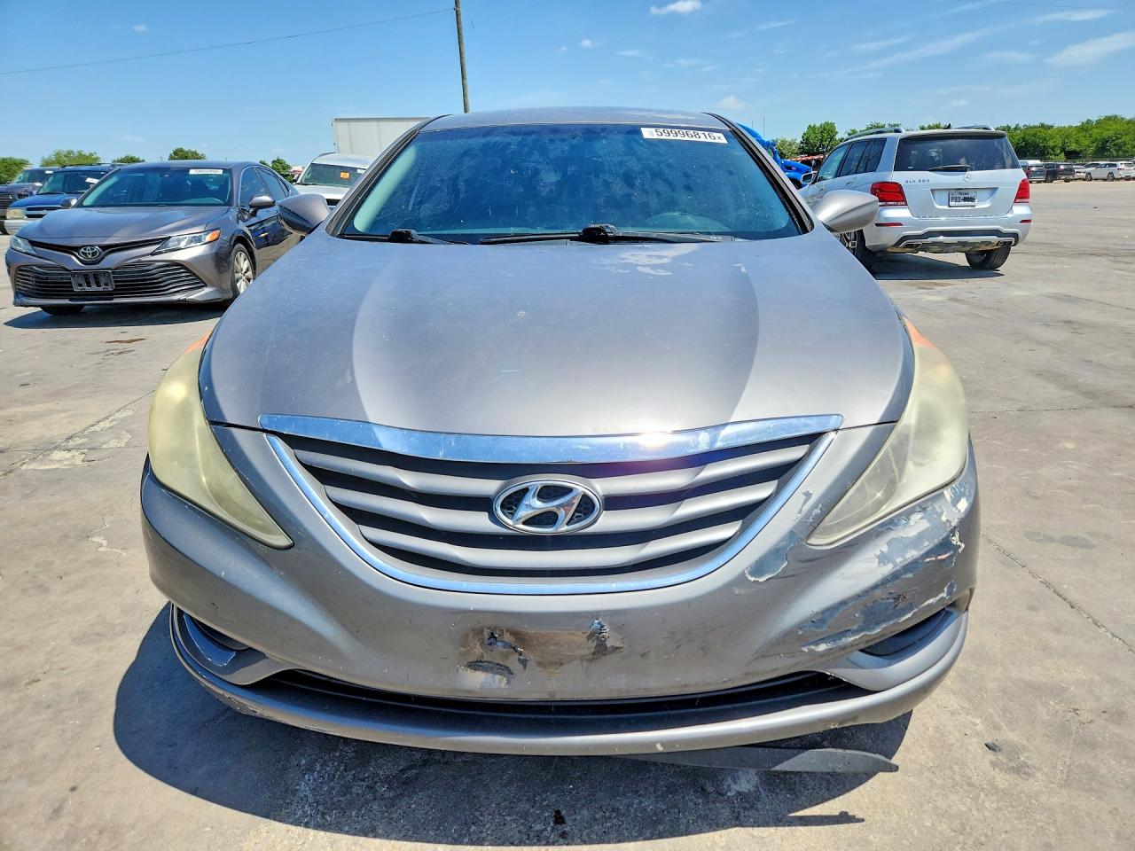 2011 Hyundai Sonata Gls Gray vin: 5NPEB4AC9BH021807