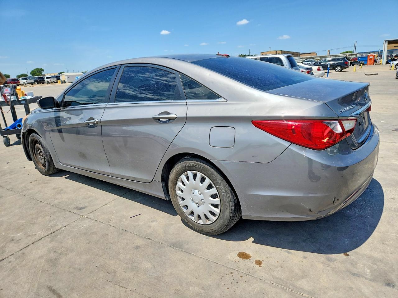 2011 Hyundai Sonata Gls Gray vin: 5NPEB4AC9BH021807