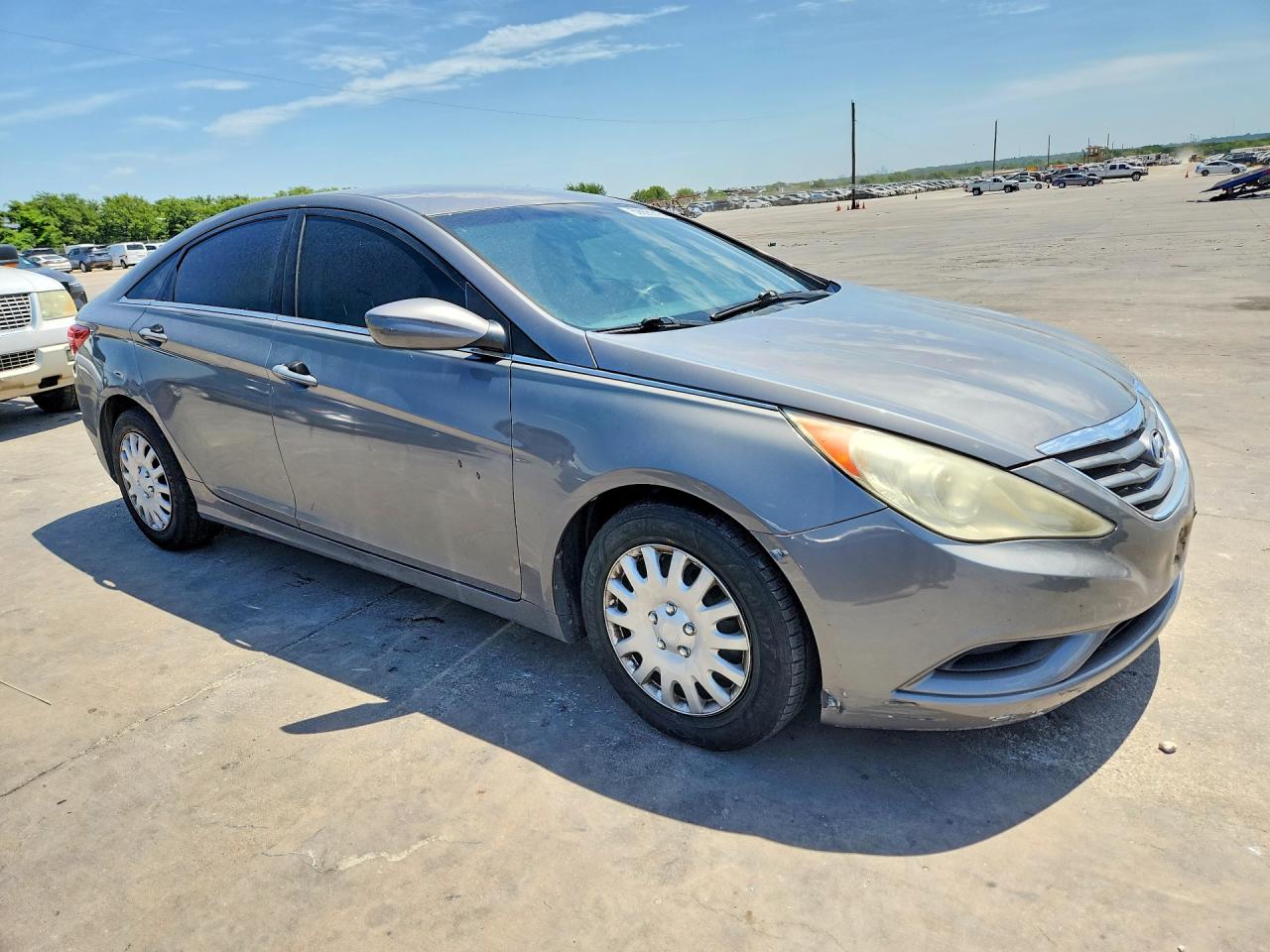 2011 Hyundai Sonata Gls Gray vin: 5NPEB4AC9BH021807