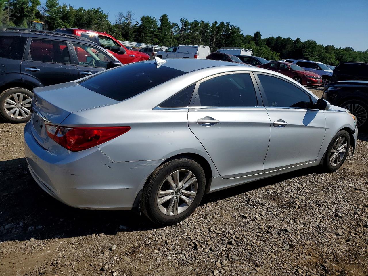 2011 Hyundai Sonata Gls Silver vin: 5NPEB4AC9BH028790