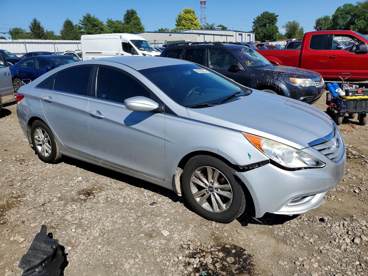2011 Hyundai Sonata Gls Silver vin: 5NPEB4AC9BH028790