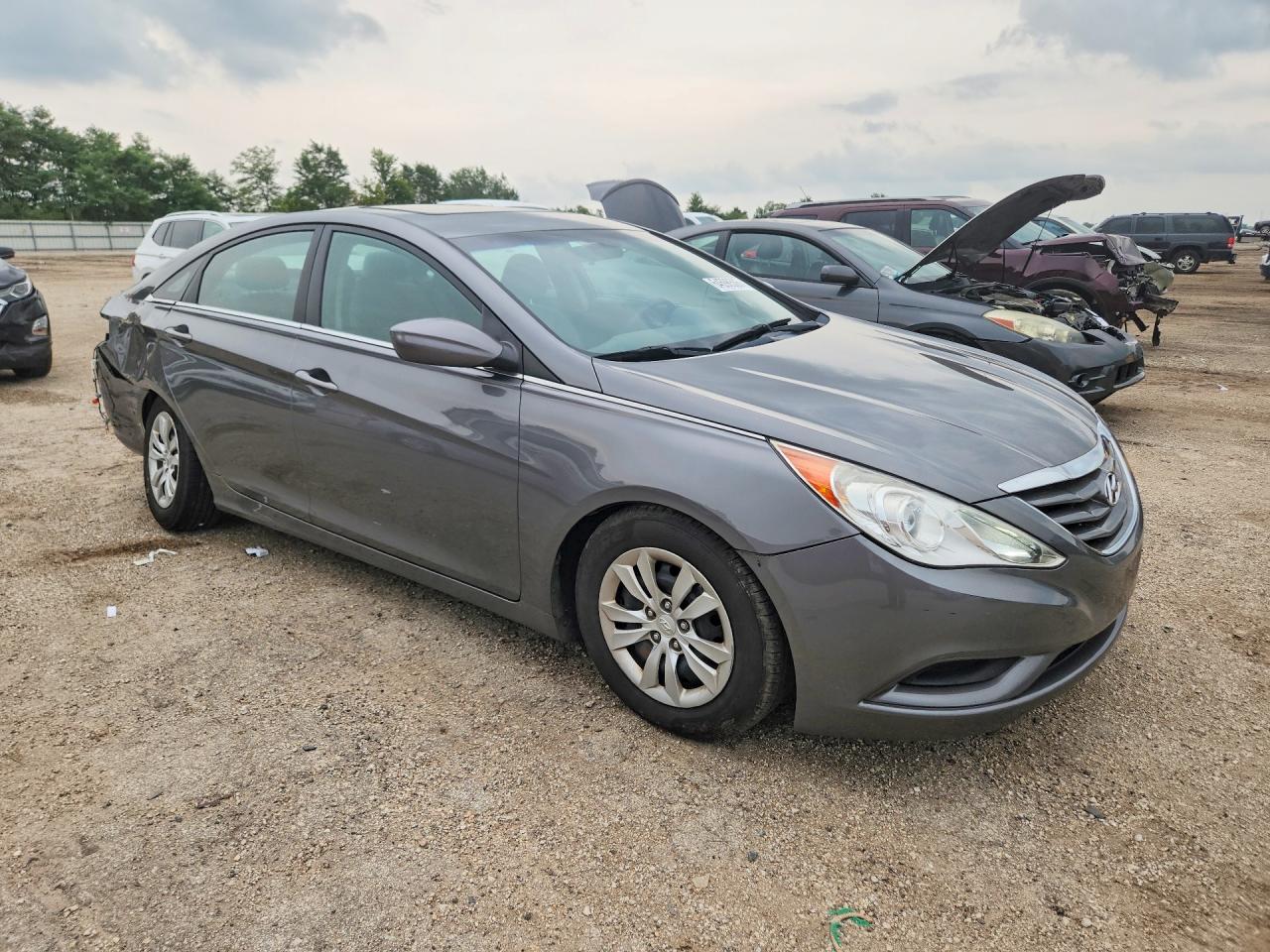 2011 Hyundai Sonata Gls Gray vin: 5NPEB4AC9BH029275