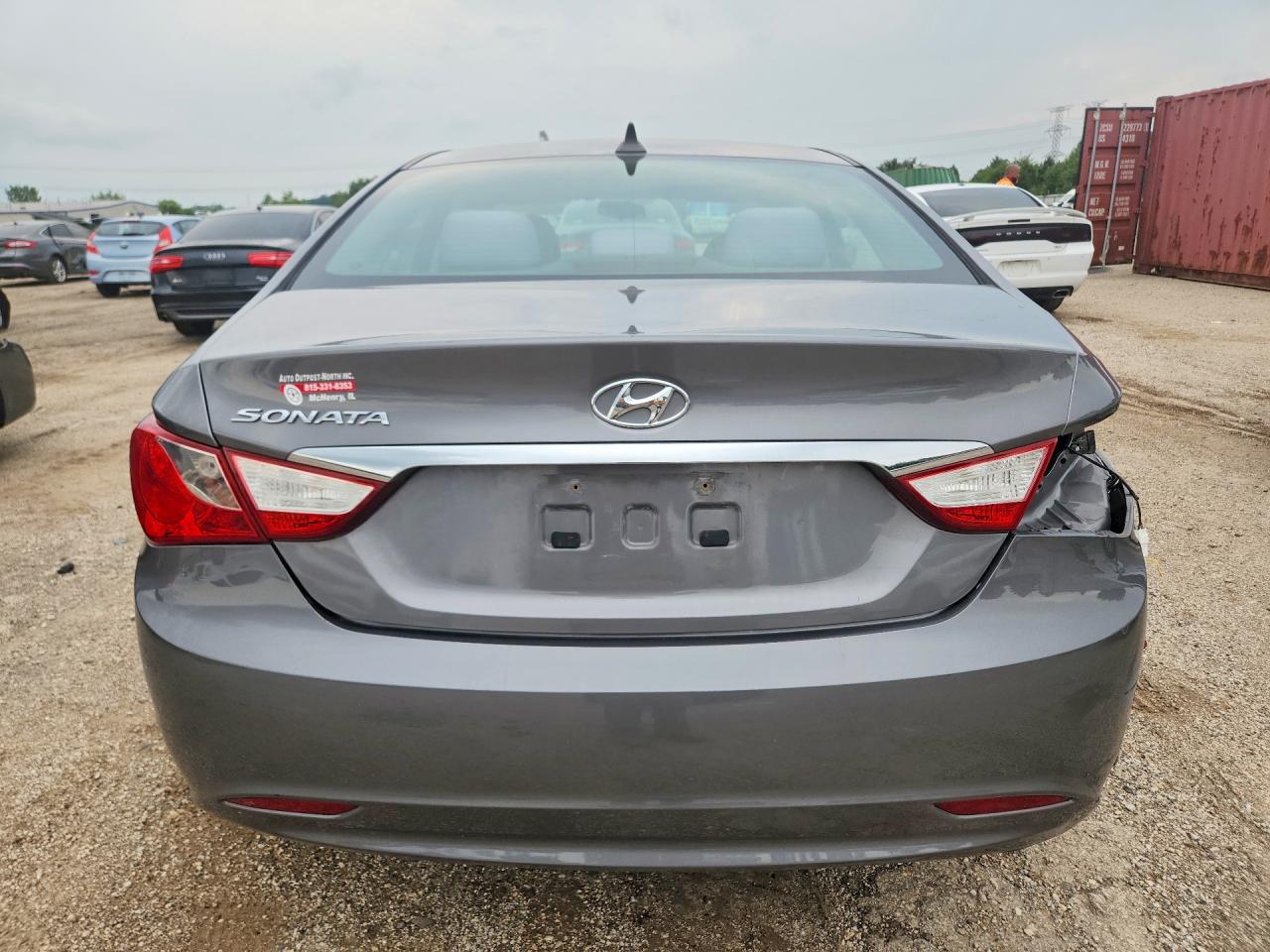 2011 Hyundai Sonata Gls Gray vin: 5NPEB4AC9BH029275