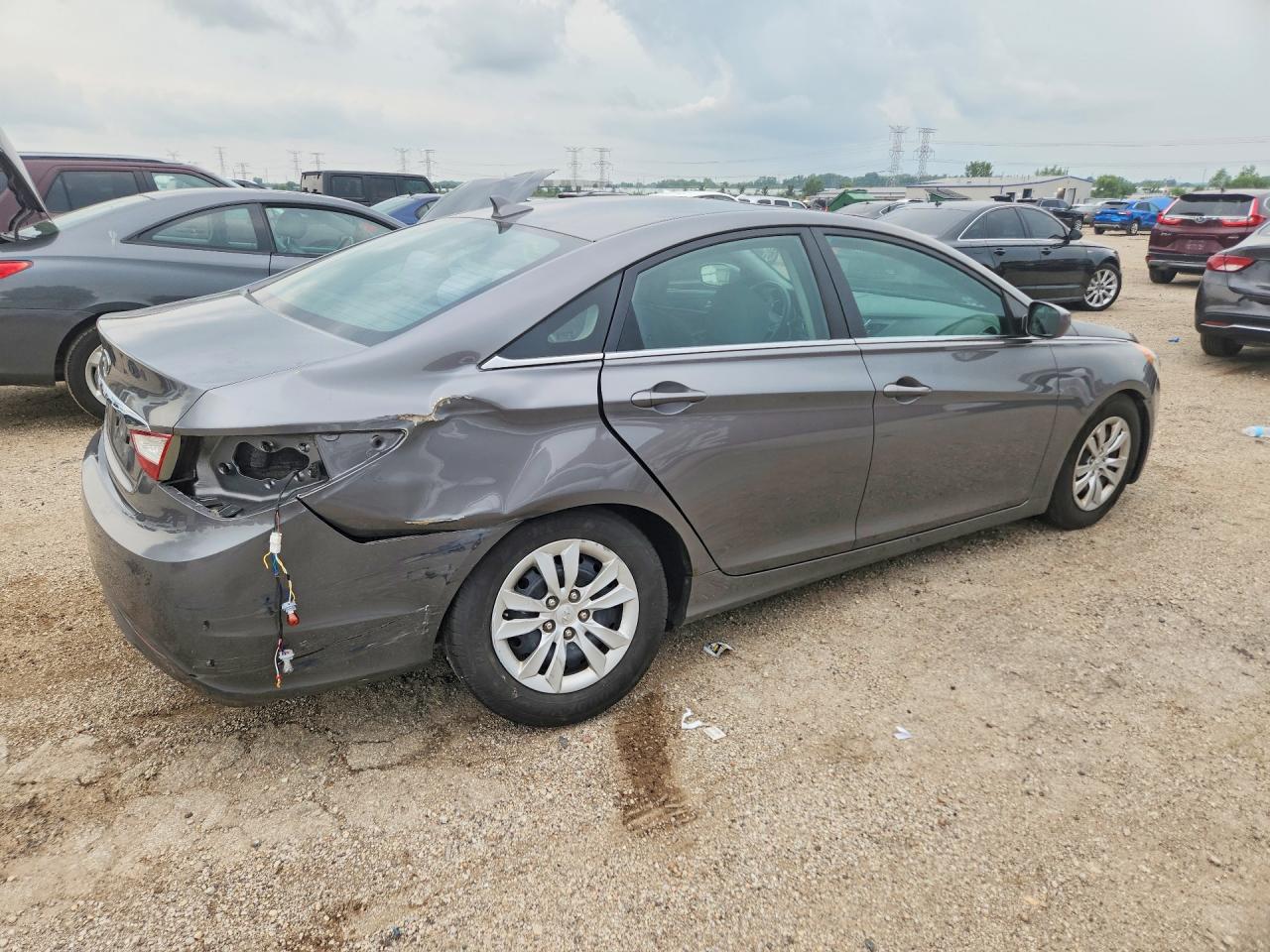 2011 Hyundai Sonata Gls Gray vin: 5NPEB4AC9BH029275