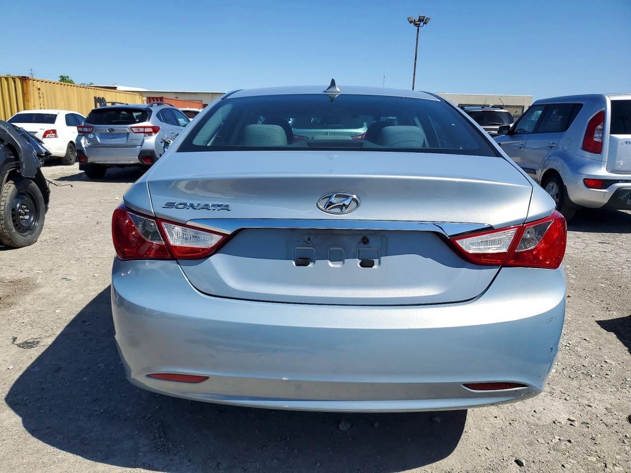 2011 Hyundai Sonata Gls Синий vin: 5NPEB4AC9BH037943