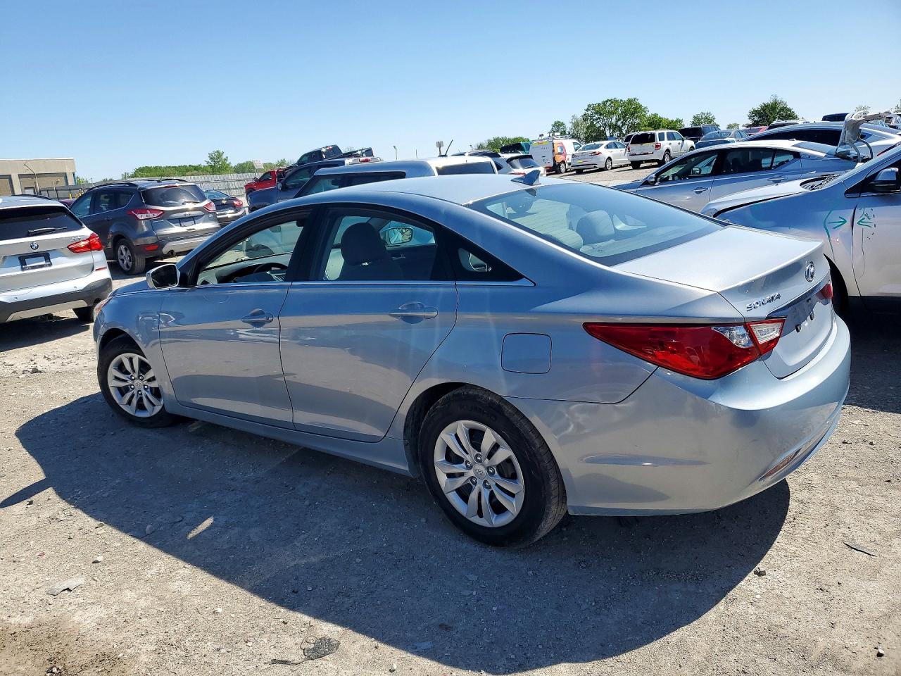 2011 Hyundai Sonata Gls Синий vin: 5NPEB4AC9BH037943