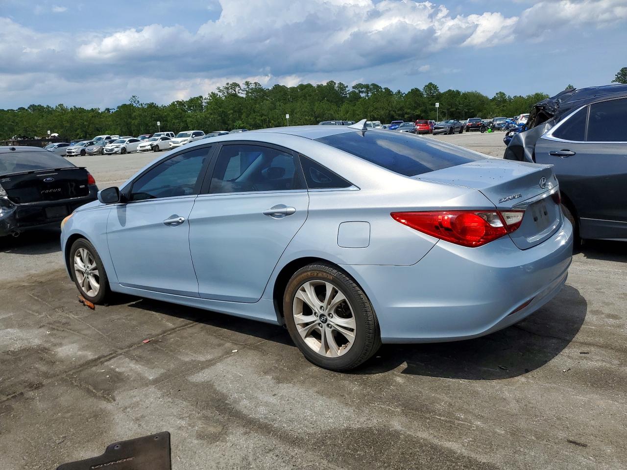 2011 Hyundai Sonata Gls Blue vin: 5NPEB4AC9BH042933