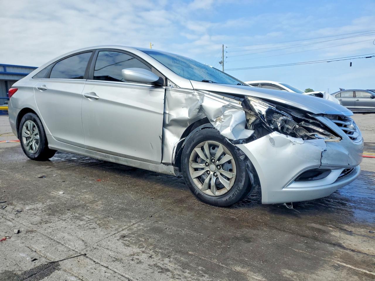 2011 Hyundai Sonata Gls Серебряный vin: 5NPEB4AC9BH047775