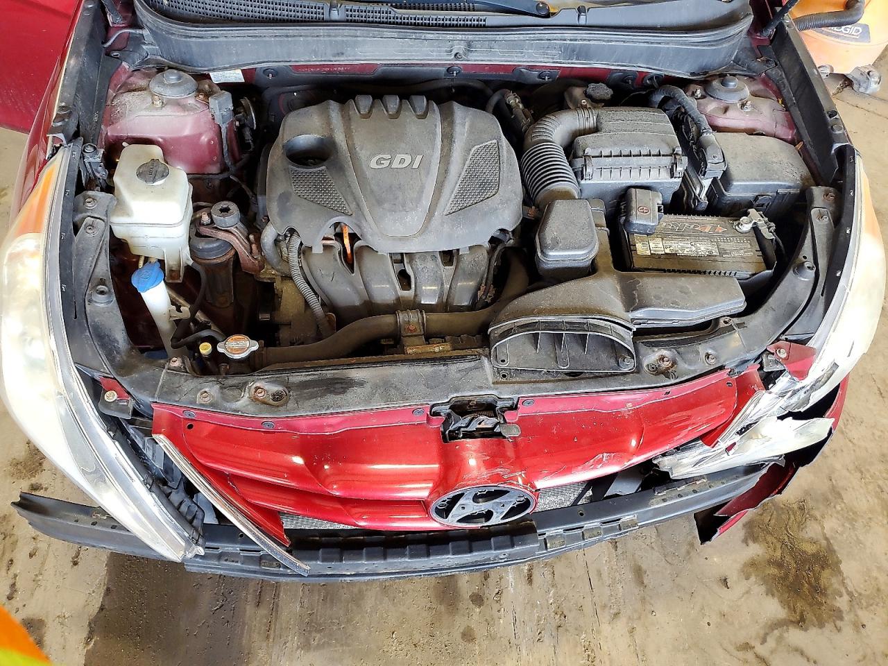 2011 Hyundai Sonata Gls Red vin: 5NPEB4AC9BH060347
