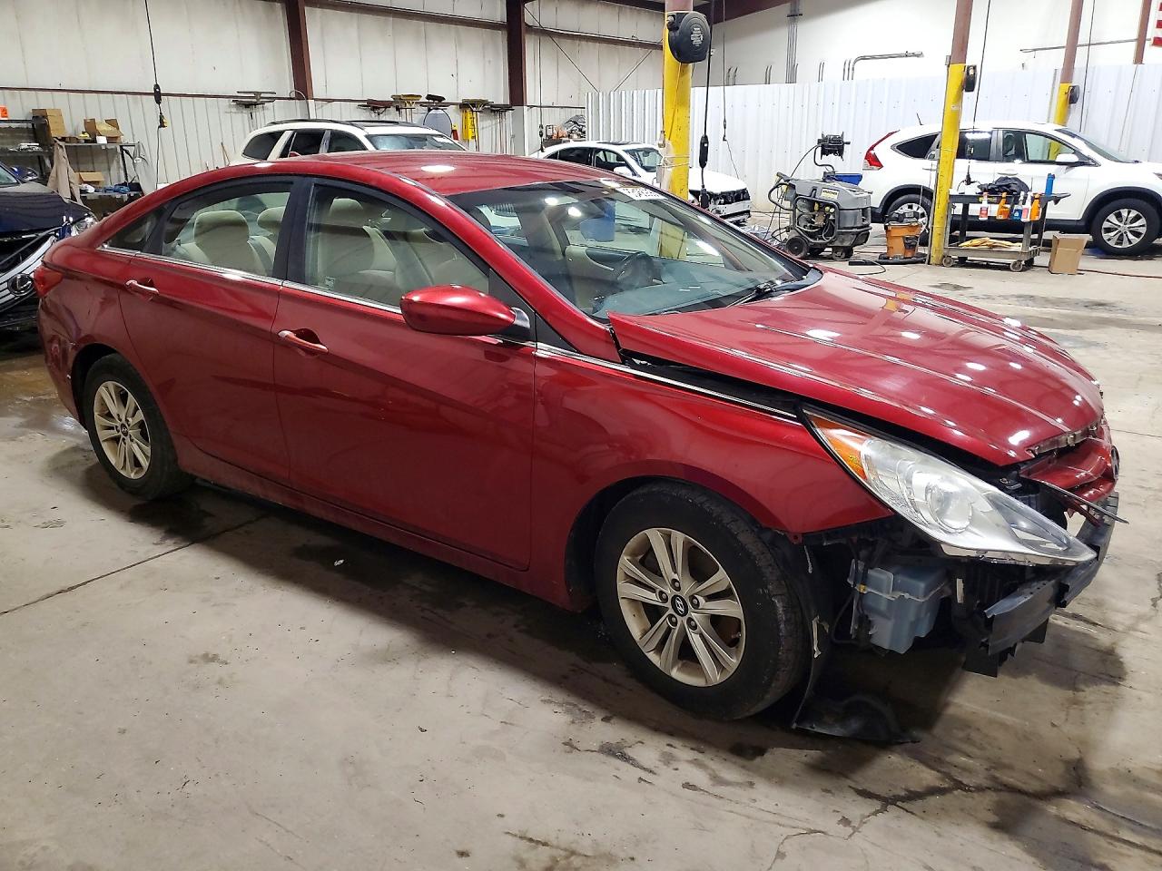 2011 Hyundai Sonata Gls Red vin: 5NPEB4AC9BH060347