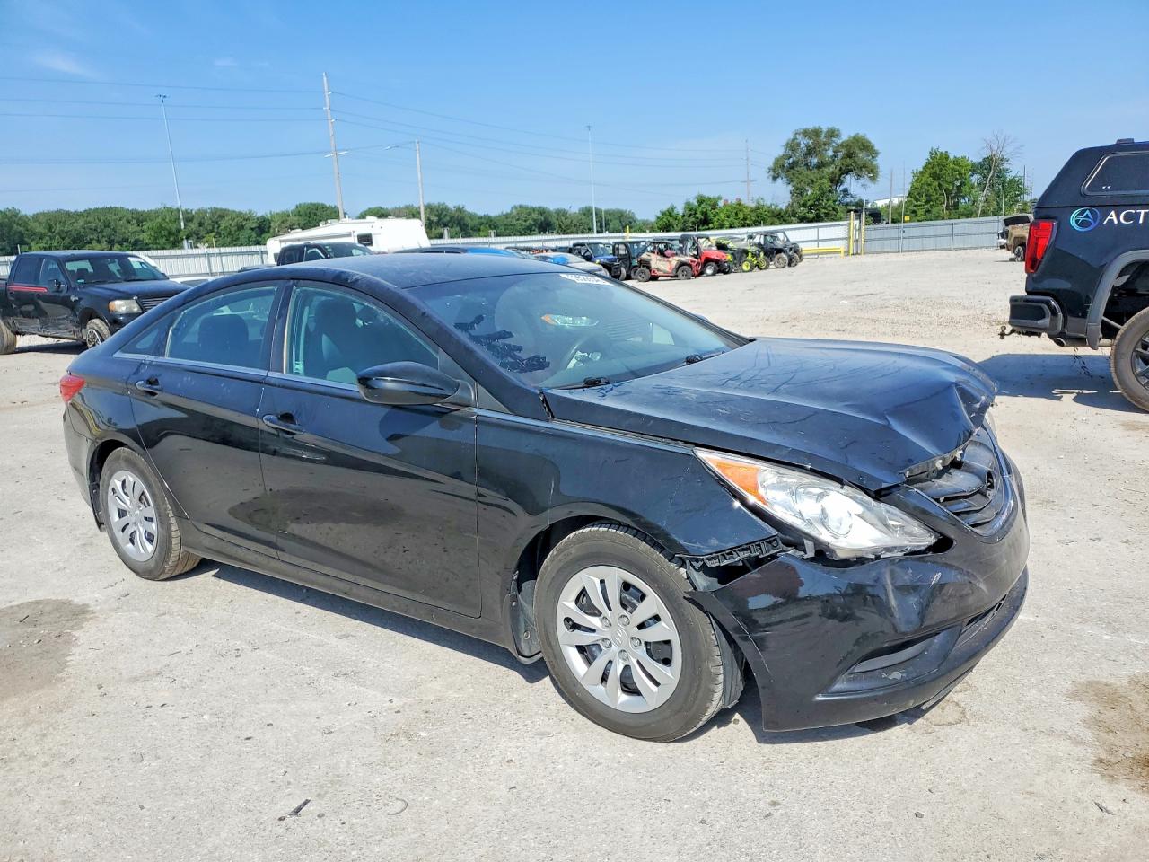 2011 Hyundai Sonata Gls Black vin: 5NPEB4AC9BH060512