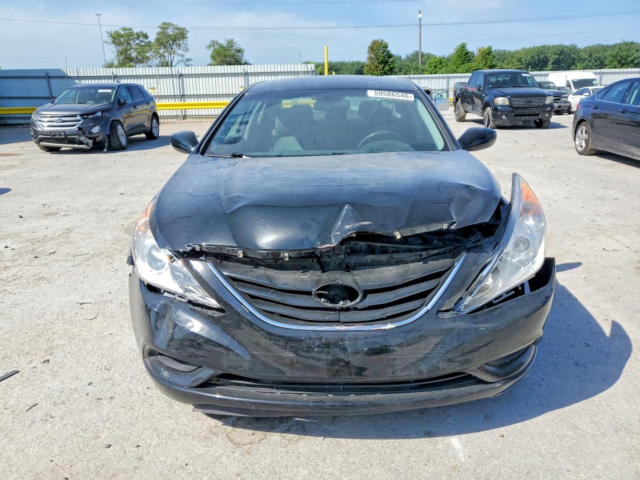 2011 Hyundai Sonata Gls Black vin: 5NPEB4AC9BH060512