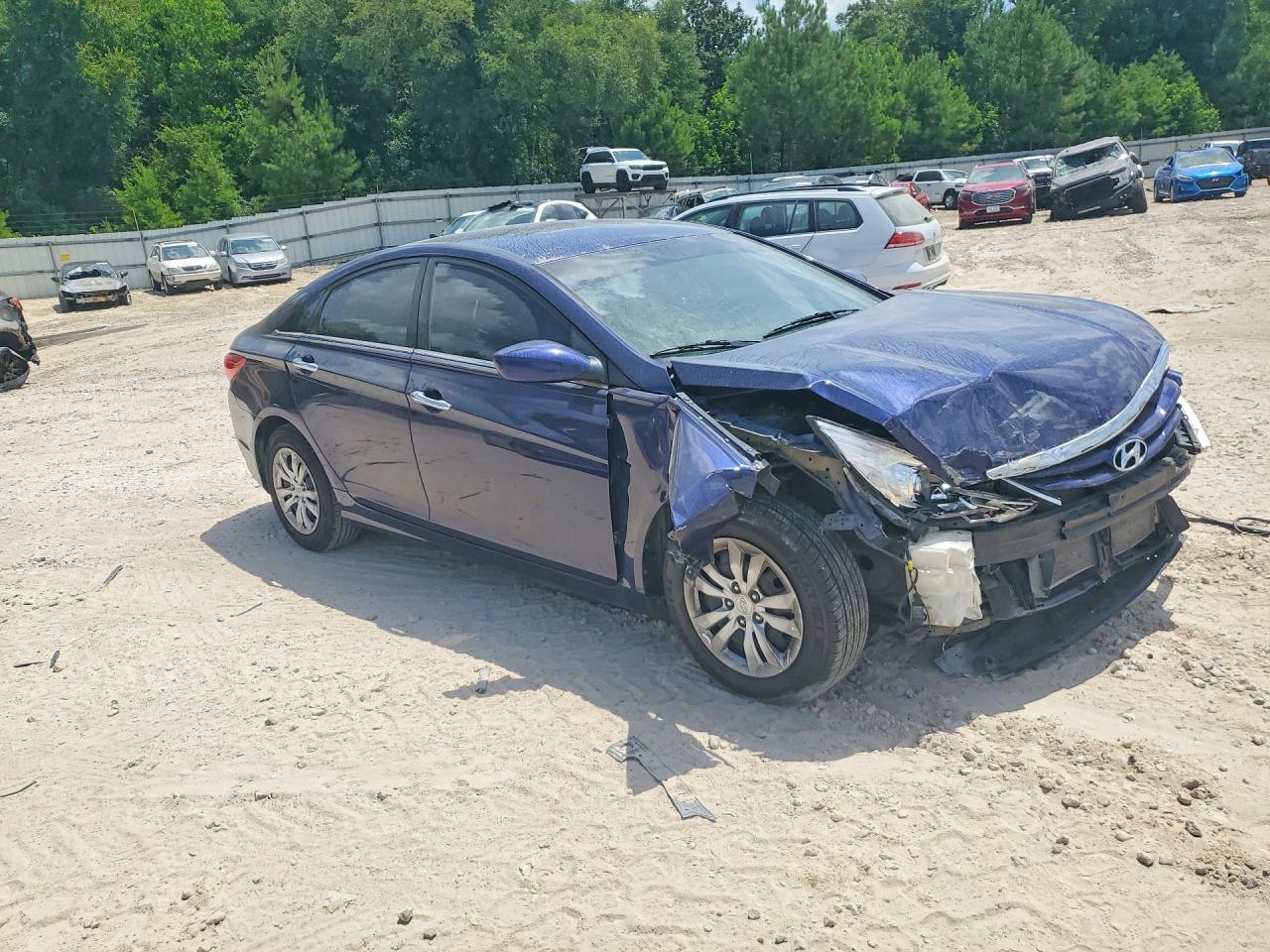 2011 Hyundai Sonata Gls Синий vin: 5NPEB4AC9BH061644