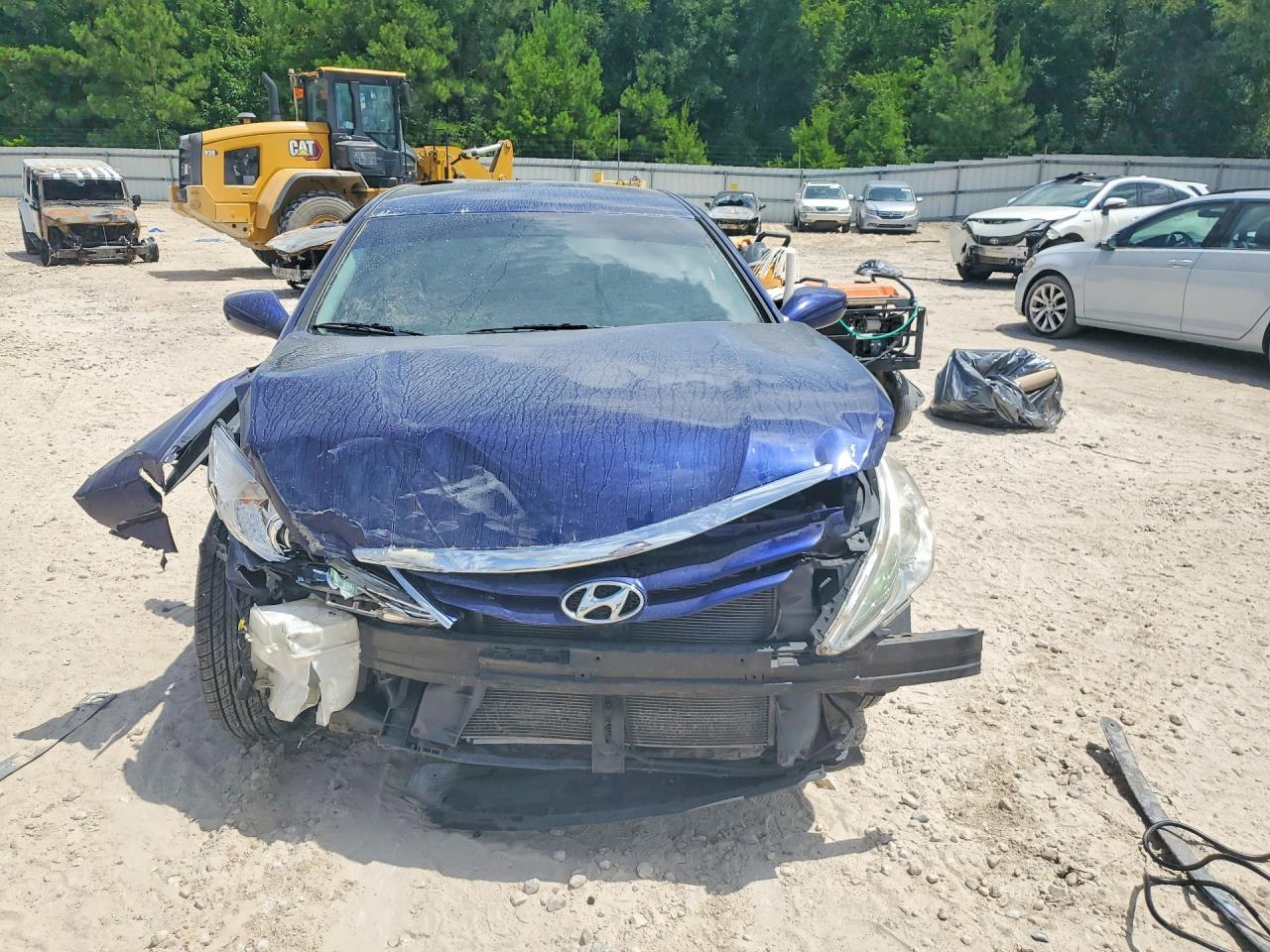 2011 Hyundai Sonata Gls Синий vin: 5NPEB4AC9BH061644