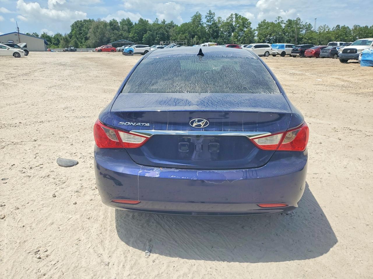 2011 Hyundai Sonata Gls Синий vin: 5NPEB4AC9BH061644
