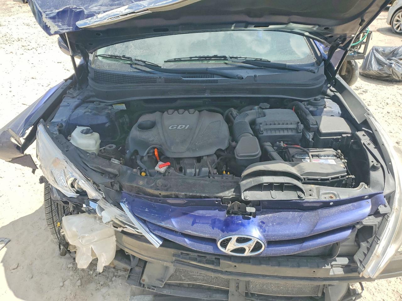 2011 Hyundai Sonata Gls Синий vin: 5NPEB4AC9BH061644