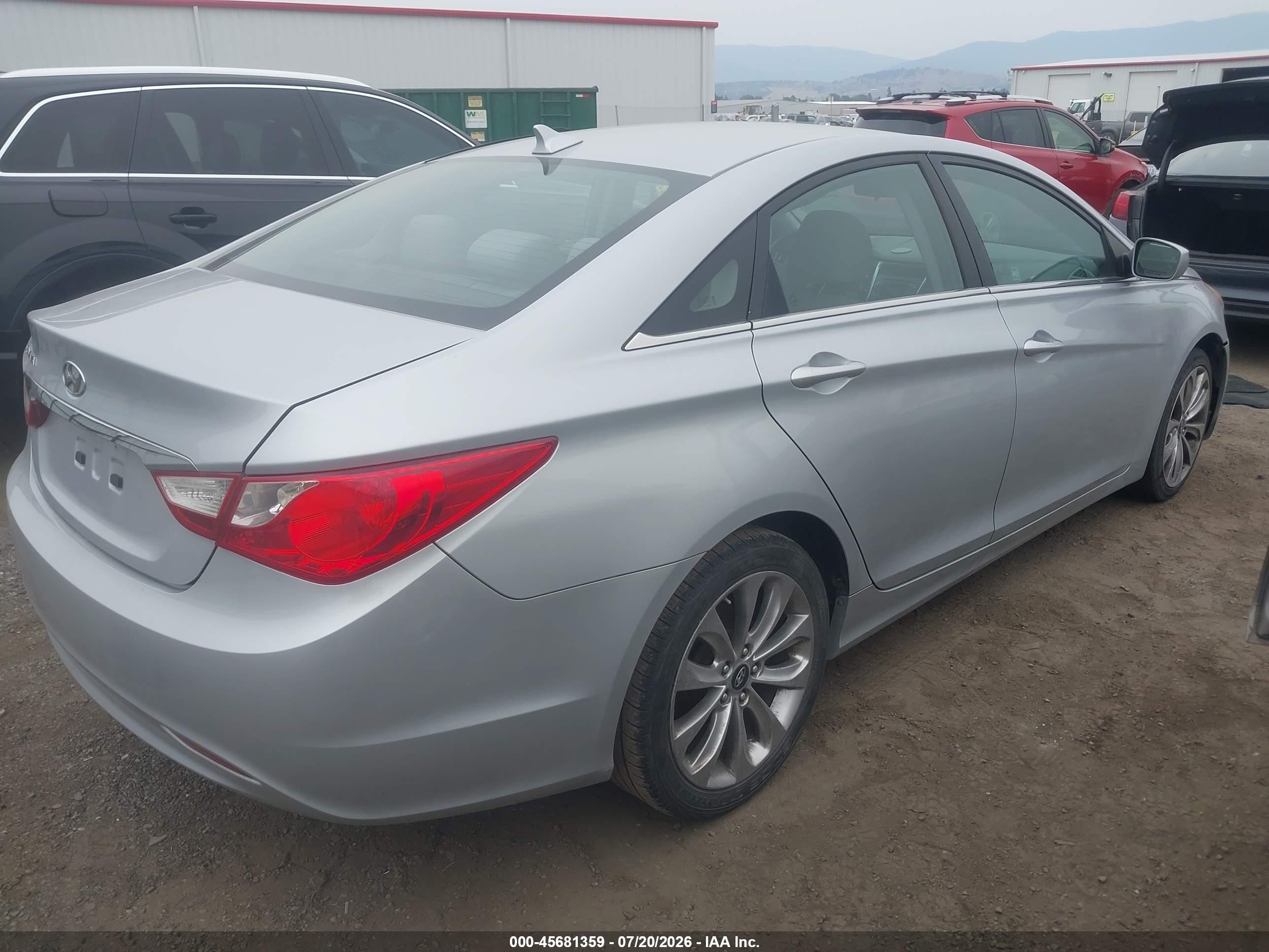 2011 Hyundai Sonata Gls Silver vin: 5NPEB4AC9BH065998