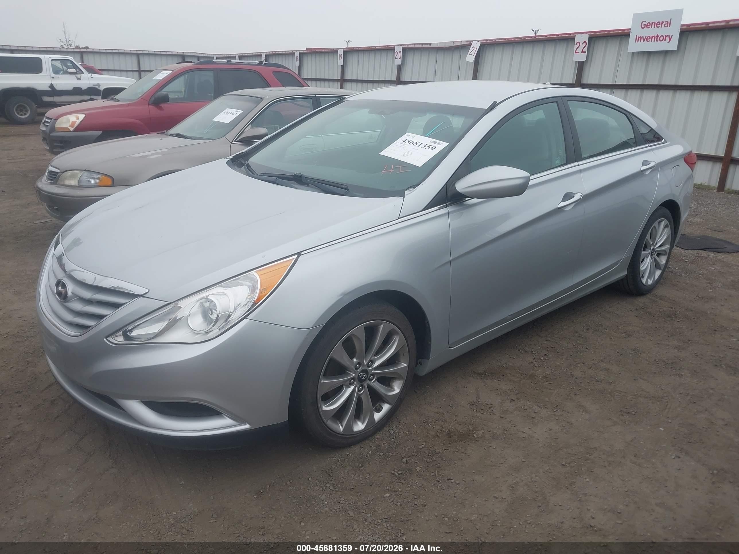 2011 Hyundai Sonata Gls Silver vin: 5NPEB4AC9BH065998