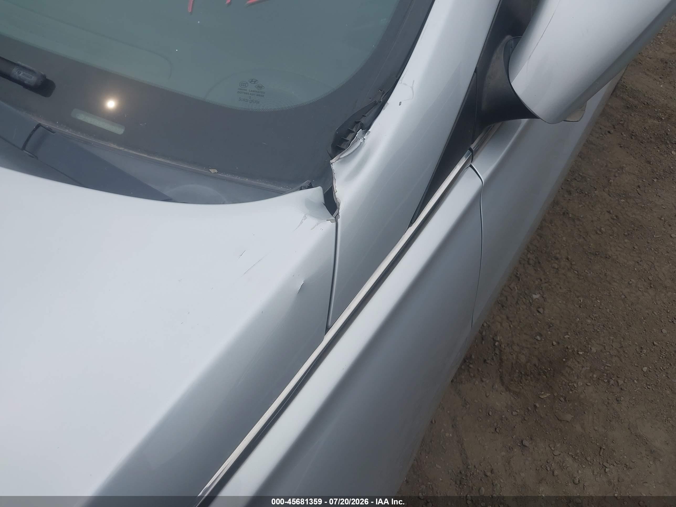2011 Hyundai Sonata Gls Silver vin: 5NPEB4AC9BH065998