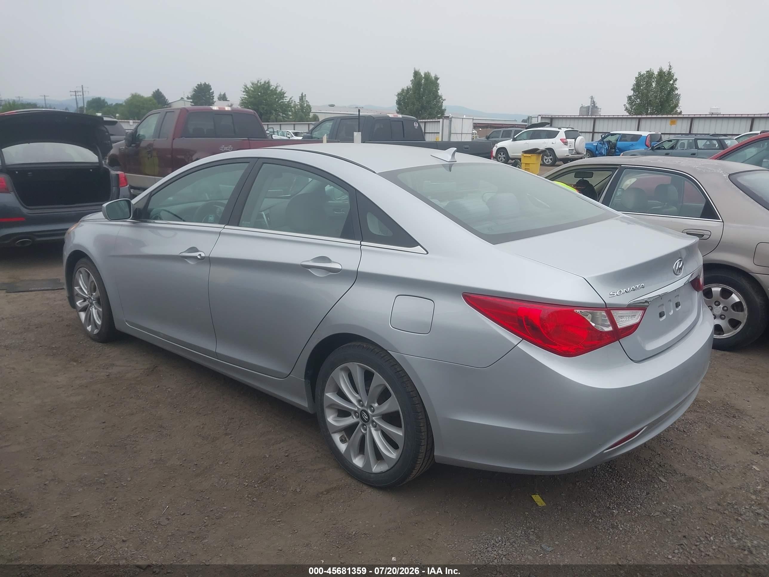 2011 Hyundai Sonata Gls Silver vin: 5NPEB4AC9BH065998