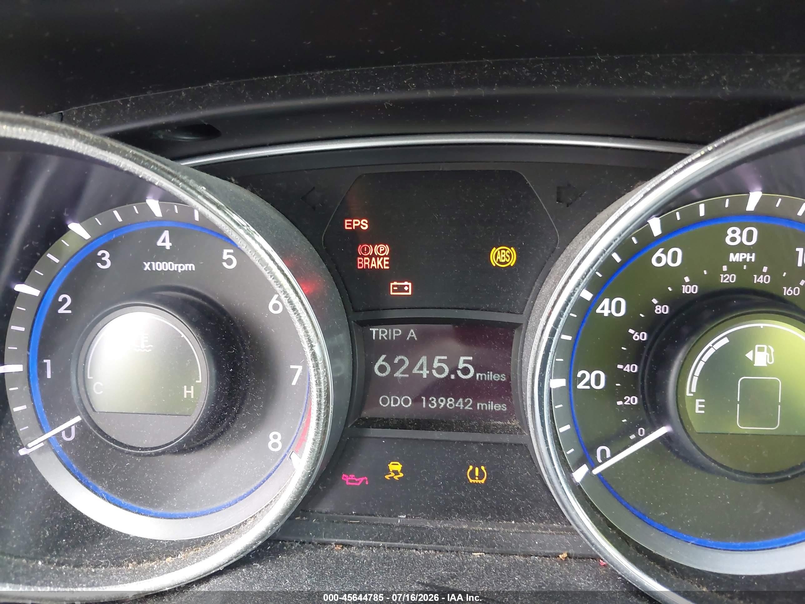 2011 Hyundai Sonata Gls Blue vin: 5NPEB4AC9BH077200