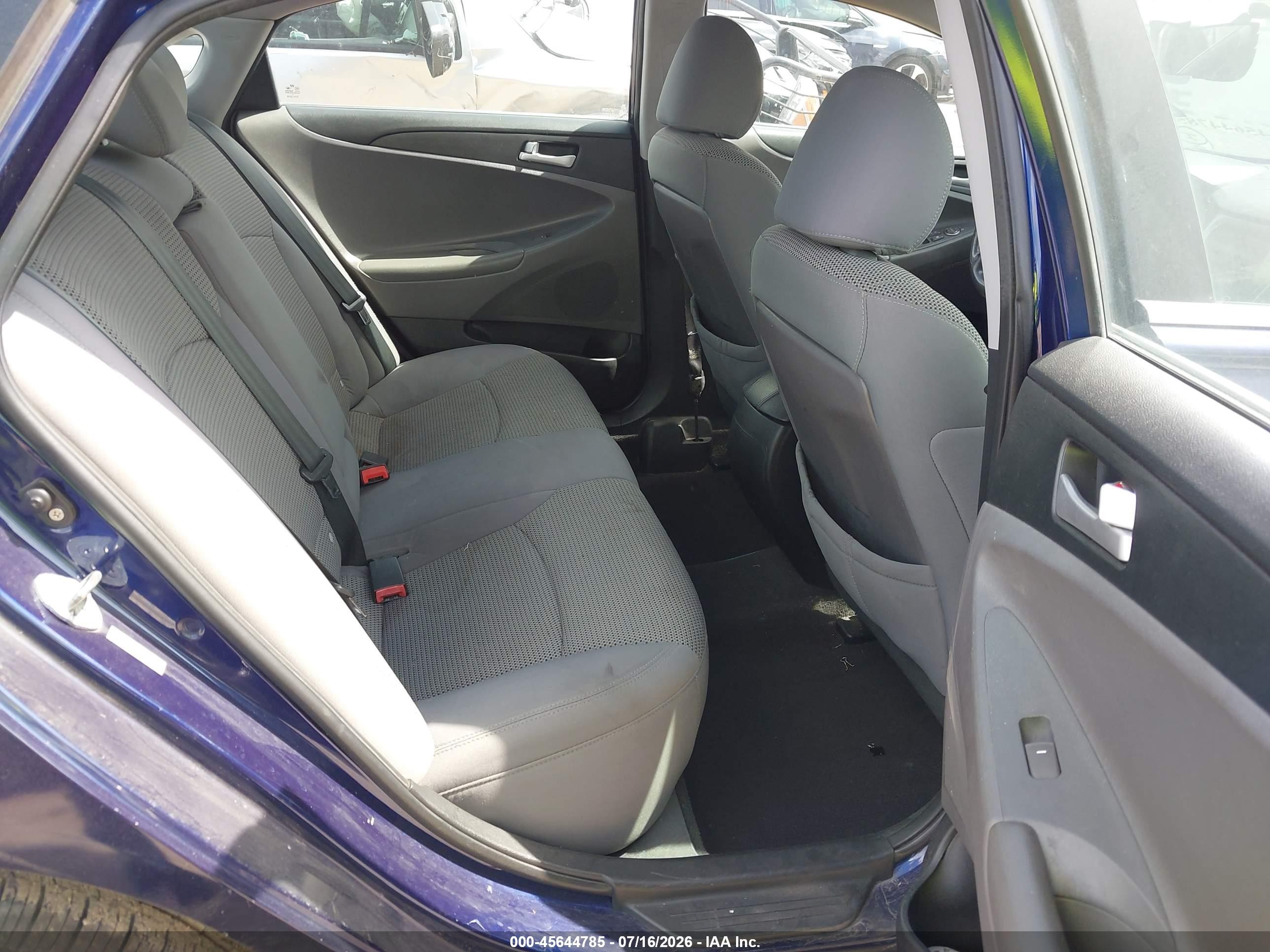 2011 Hyundai Sonata Gls Blue vin: 5NPEB4AC9BH077200
