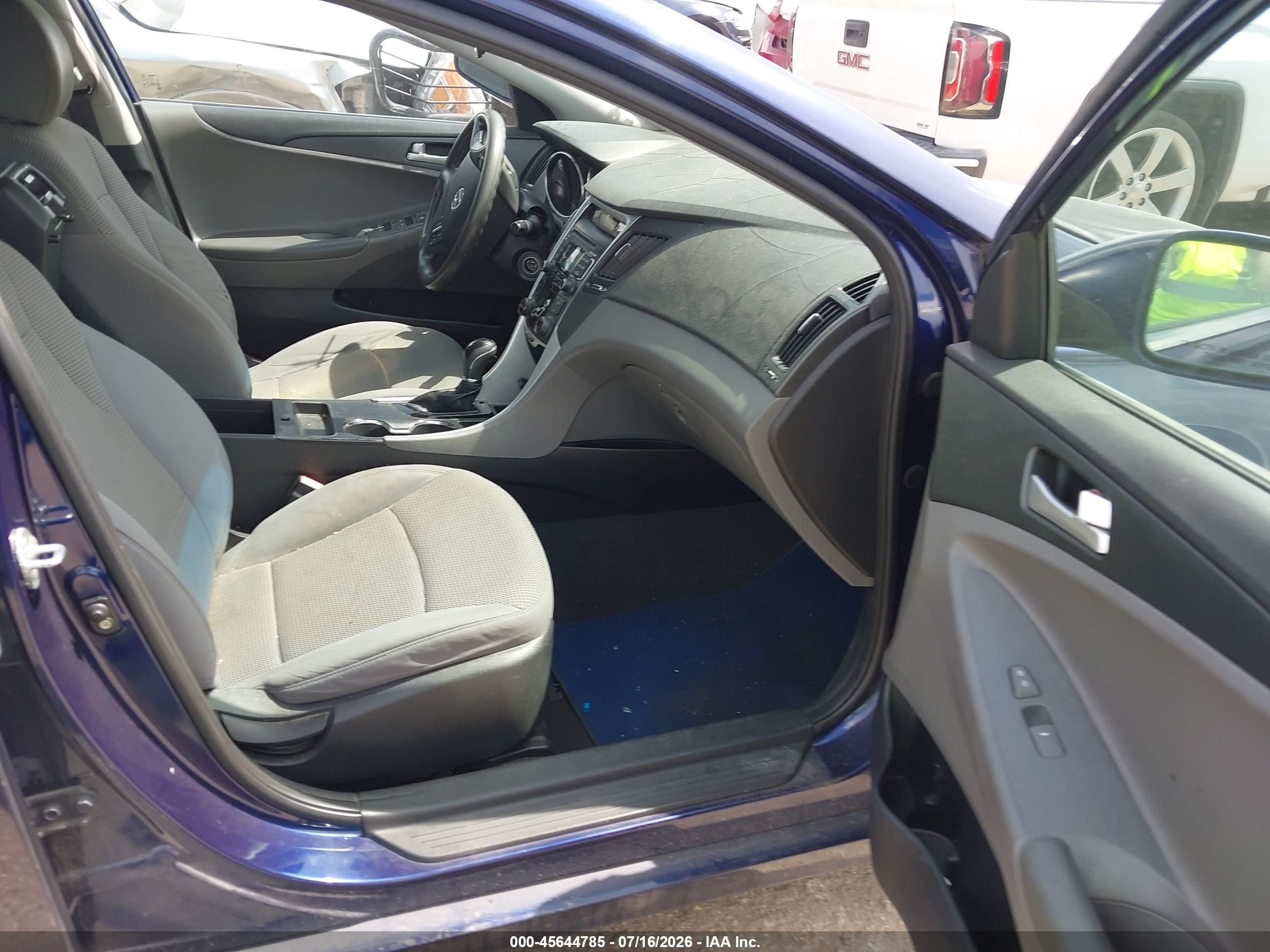 2011 Hyundai Sonata Gls Blue vin: 5NPEB4AC9BH077200