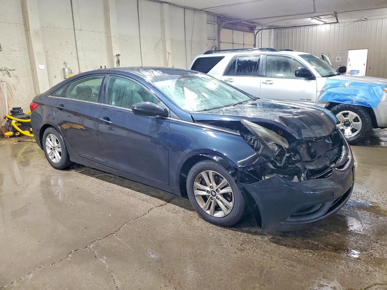 2011 Hyundai Sonata Gls Синий vin: 5NPEB4AC9BH082994