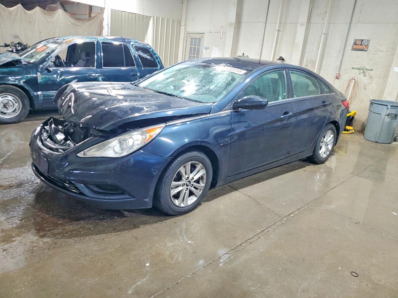 2011 Hyundai Sonata Gls Синий vin: 5NPEB4AC9BH082994