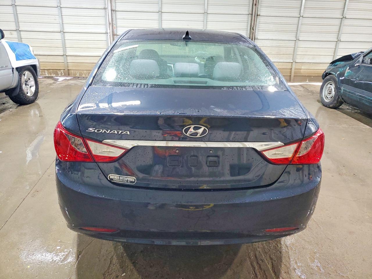 2011 Hyundai Sonata Gls Синий vin: 5NPEB4AC9BH082994