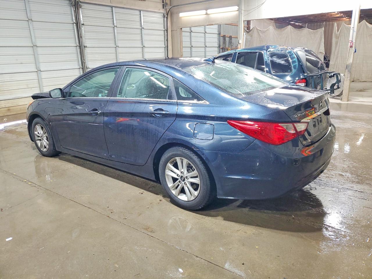 2011 Hyundai Sonata Gls Синий vin: 5NPEB4AC9BH082994