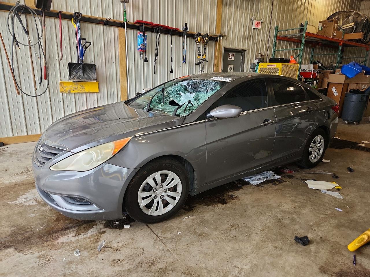 2011 Hyundai Sonata Gls Gray vin: 5NPEB4AC9BH084728