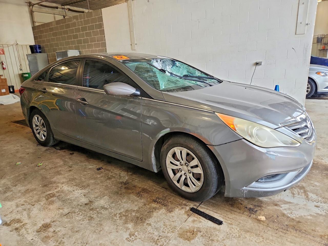 2011 Hyundai Sonata Gls Gray vin: 5NPEB4AC9BH084728