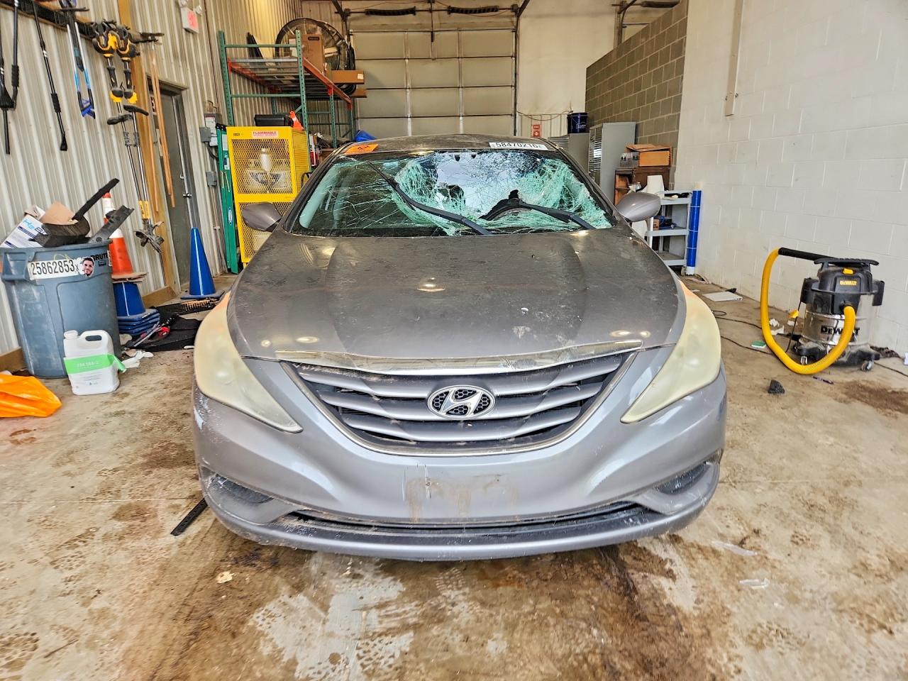 2011 Hyundai Sonata Gls Gray vin: 5NPEB4AC9BH084728