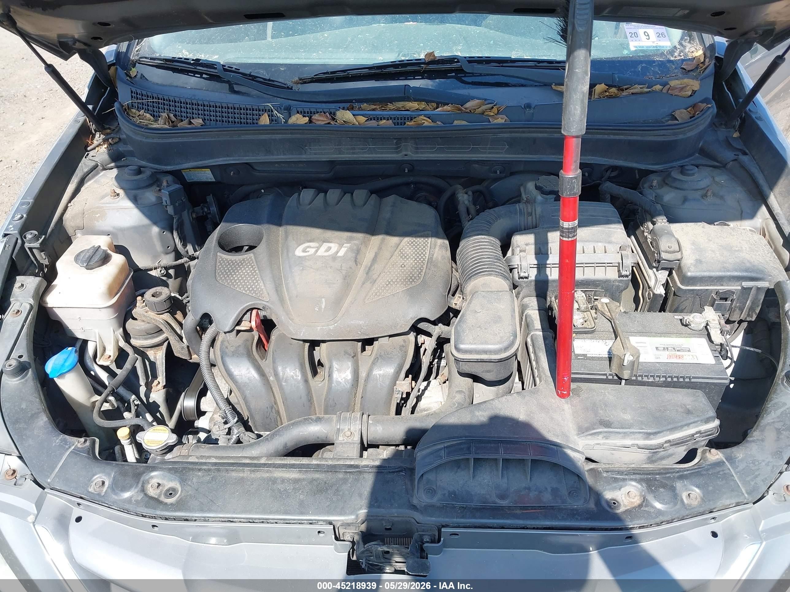 2011 Hyundai Sonata Gls Gray vin: 5NPEB4AC9BH091985
