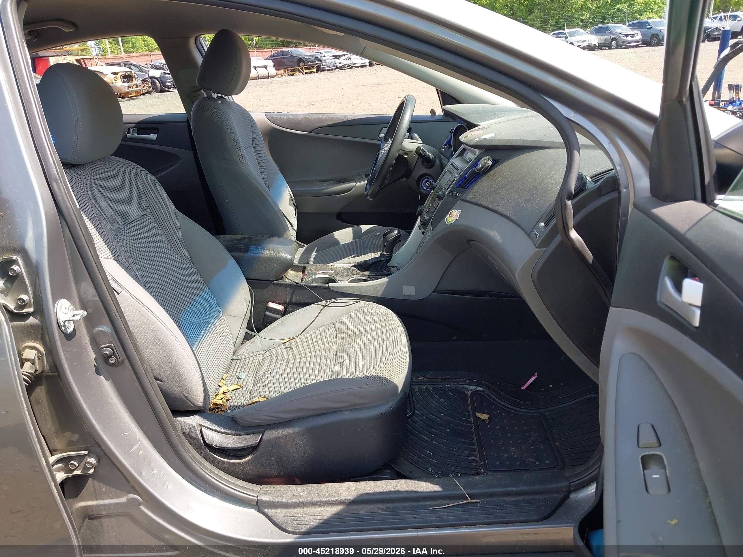2011 Hyundai Sonata Gls Gray vin: 5NPEB4AC9BH091985