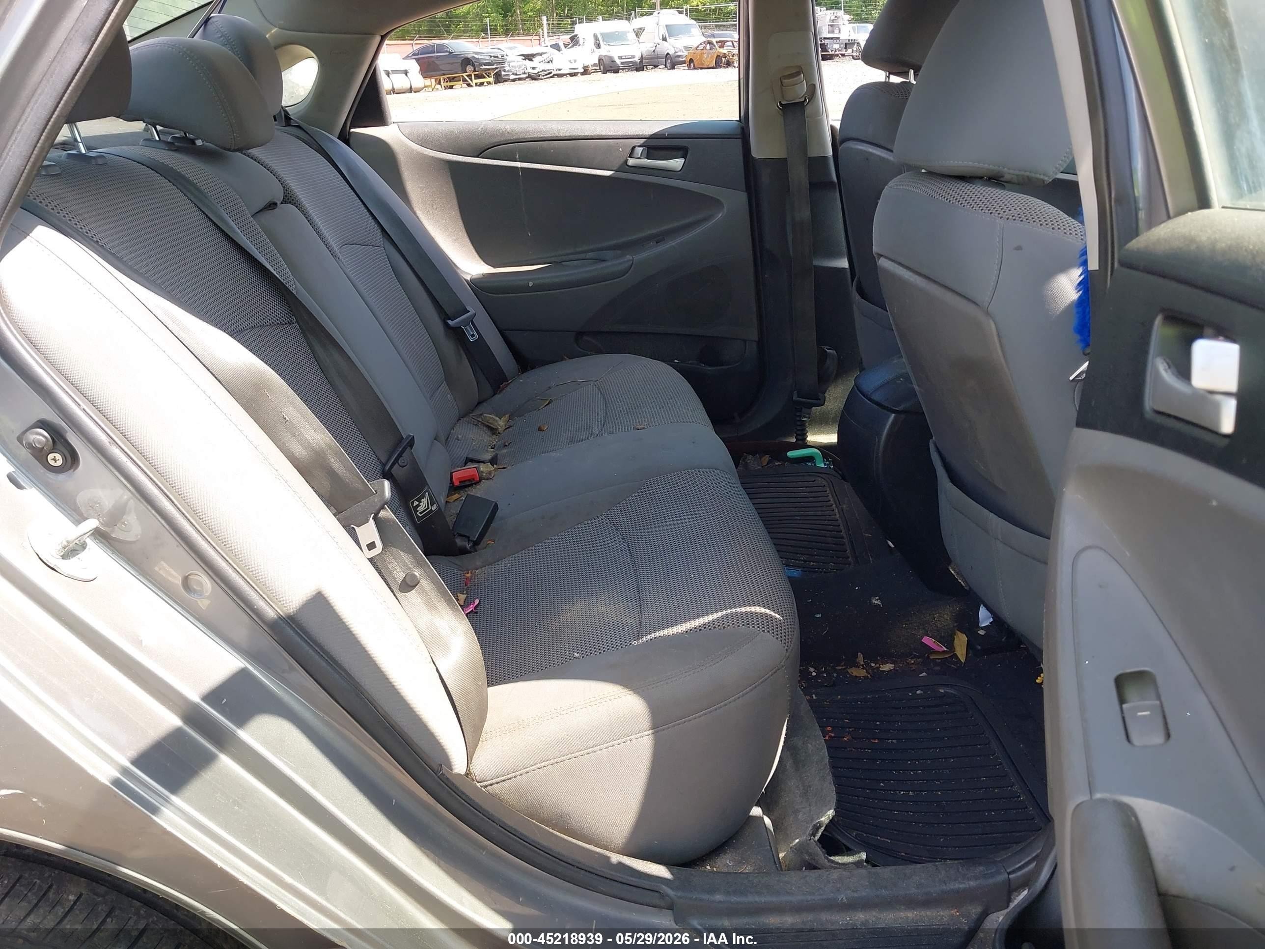 2011 Hyundai Sonata Gls Gray vin: 5NPEB4AC9BH091985