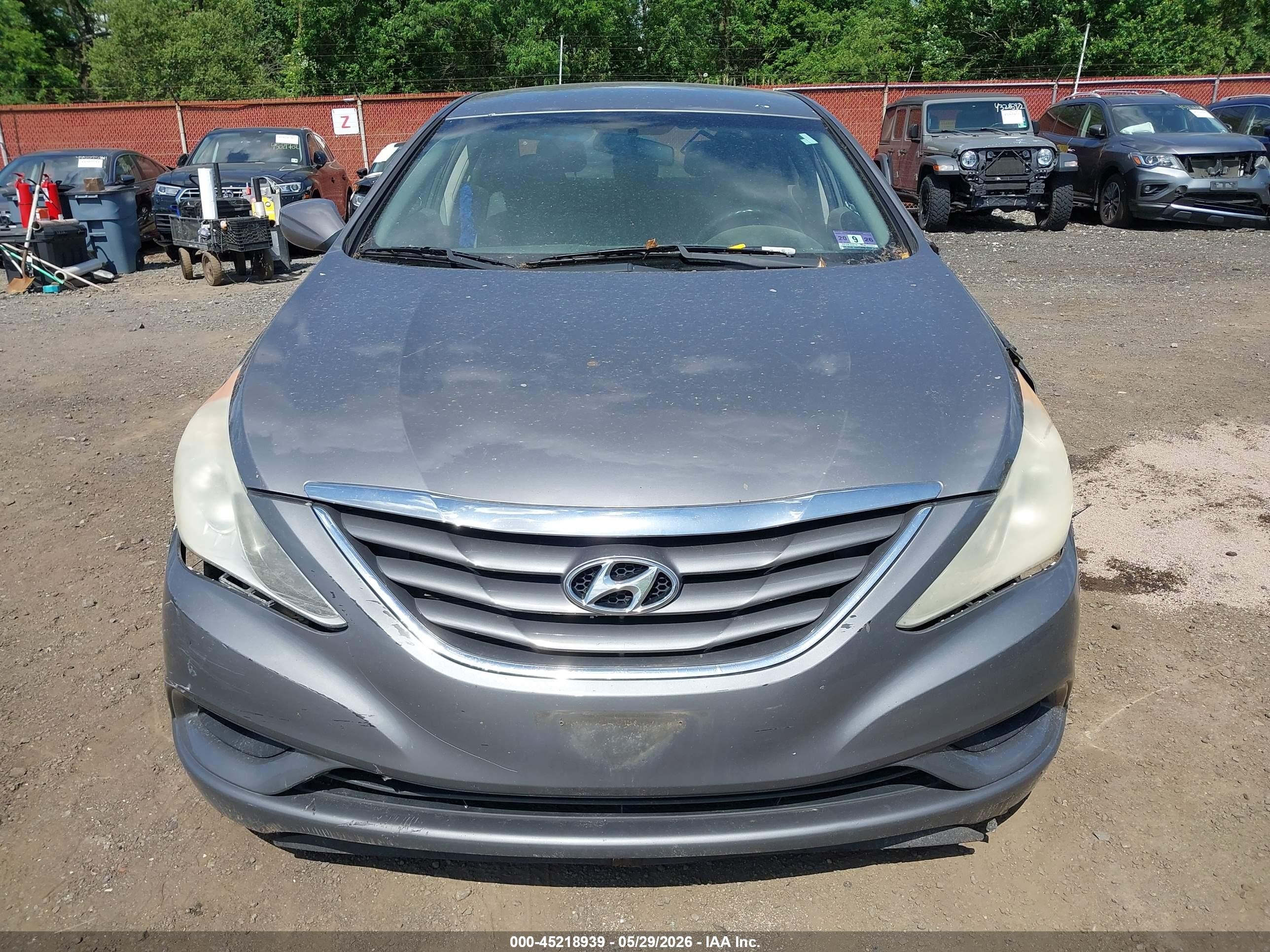 2011 Hyundai Sonata Gls Gray vin: 5NPEB4AC9BH091985