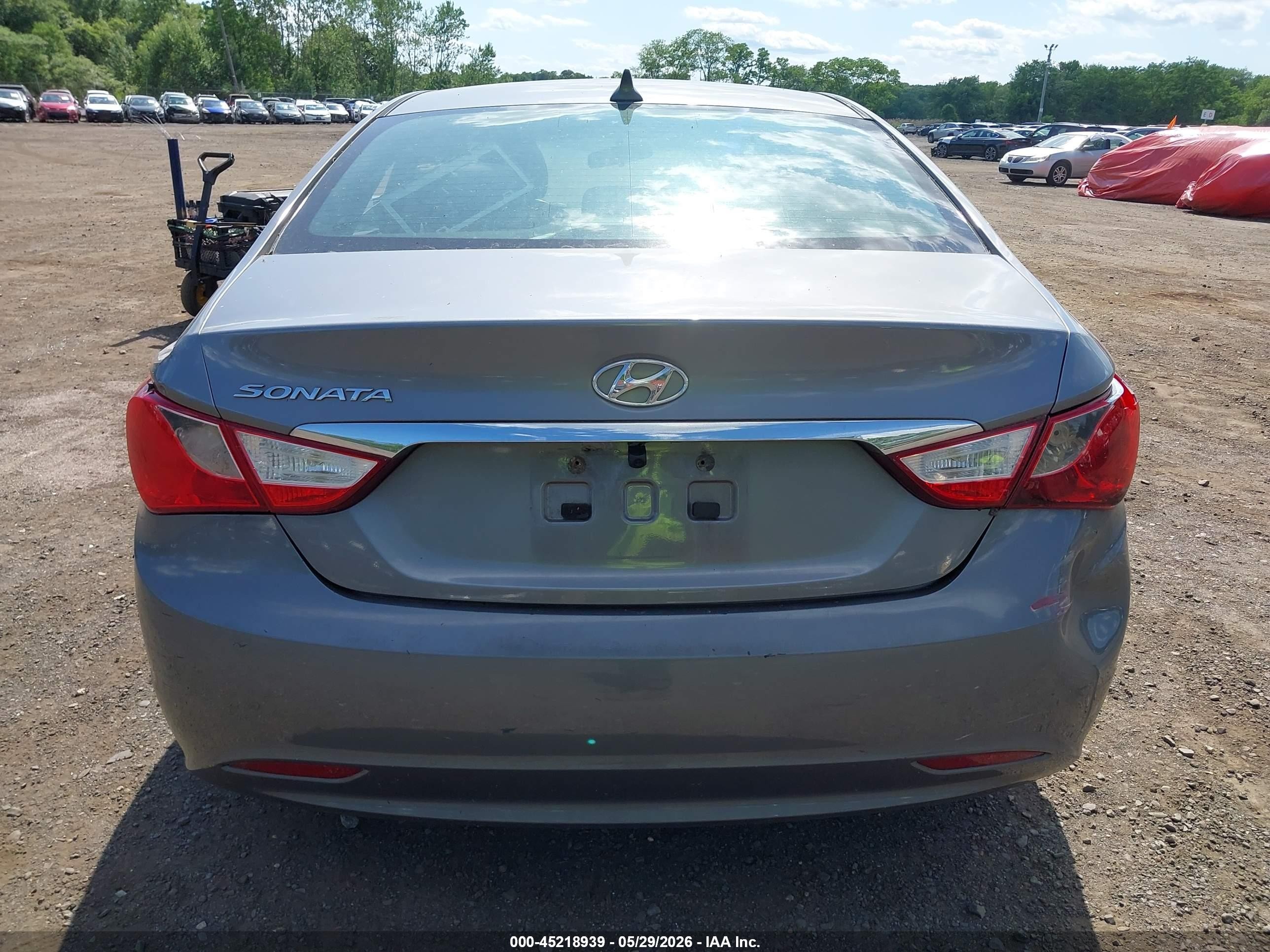 2011 Hyundai Sonata Gls Gray vin: 5NPEB4AC9BH091985