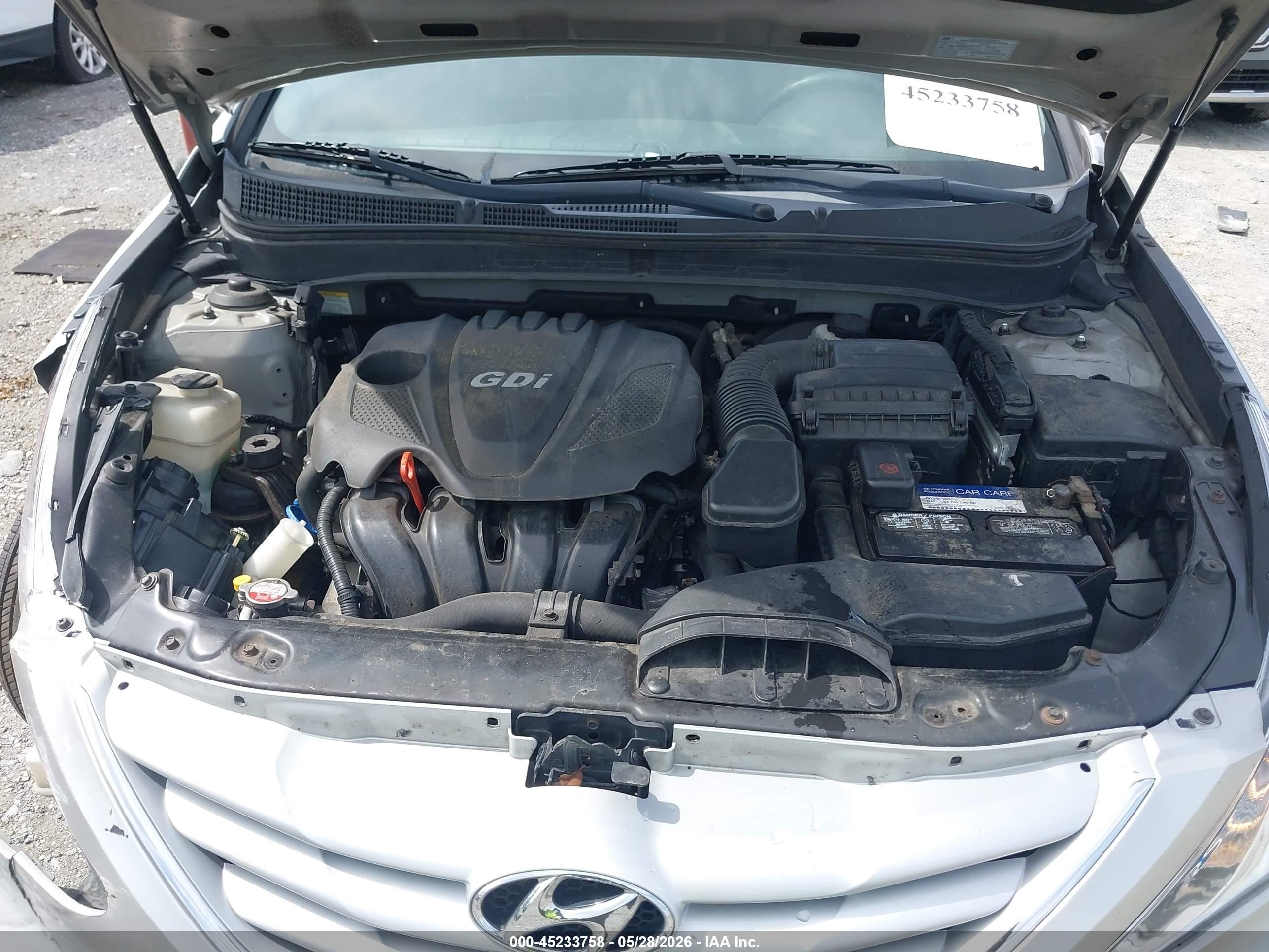 2011 Hyundai Sonata Gls Silver vin: 5NPEB4AC9BH100314