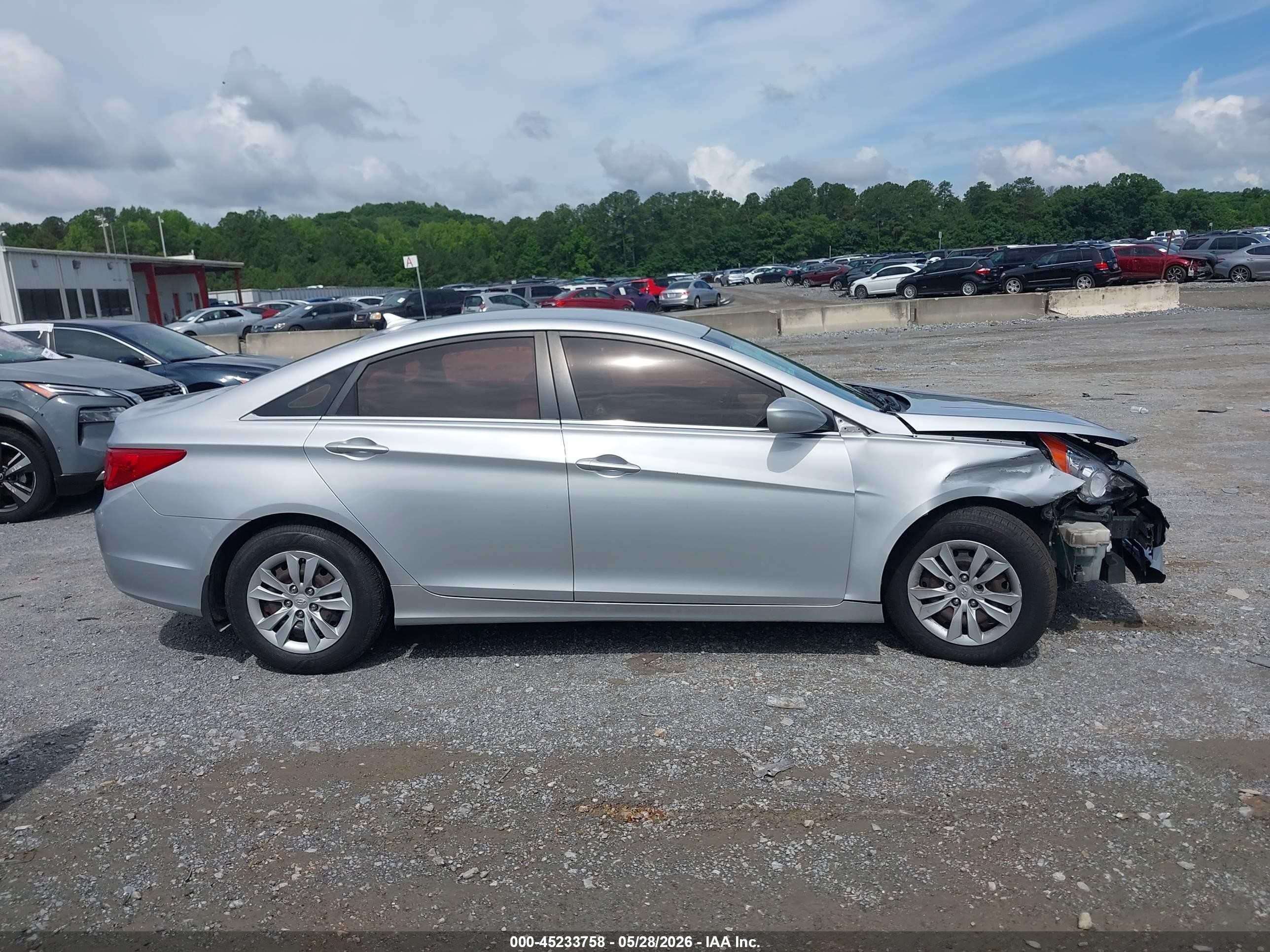 2011 Hyundai Sonata Gls Silver vin: 5NPEB4AC9BH100314