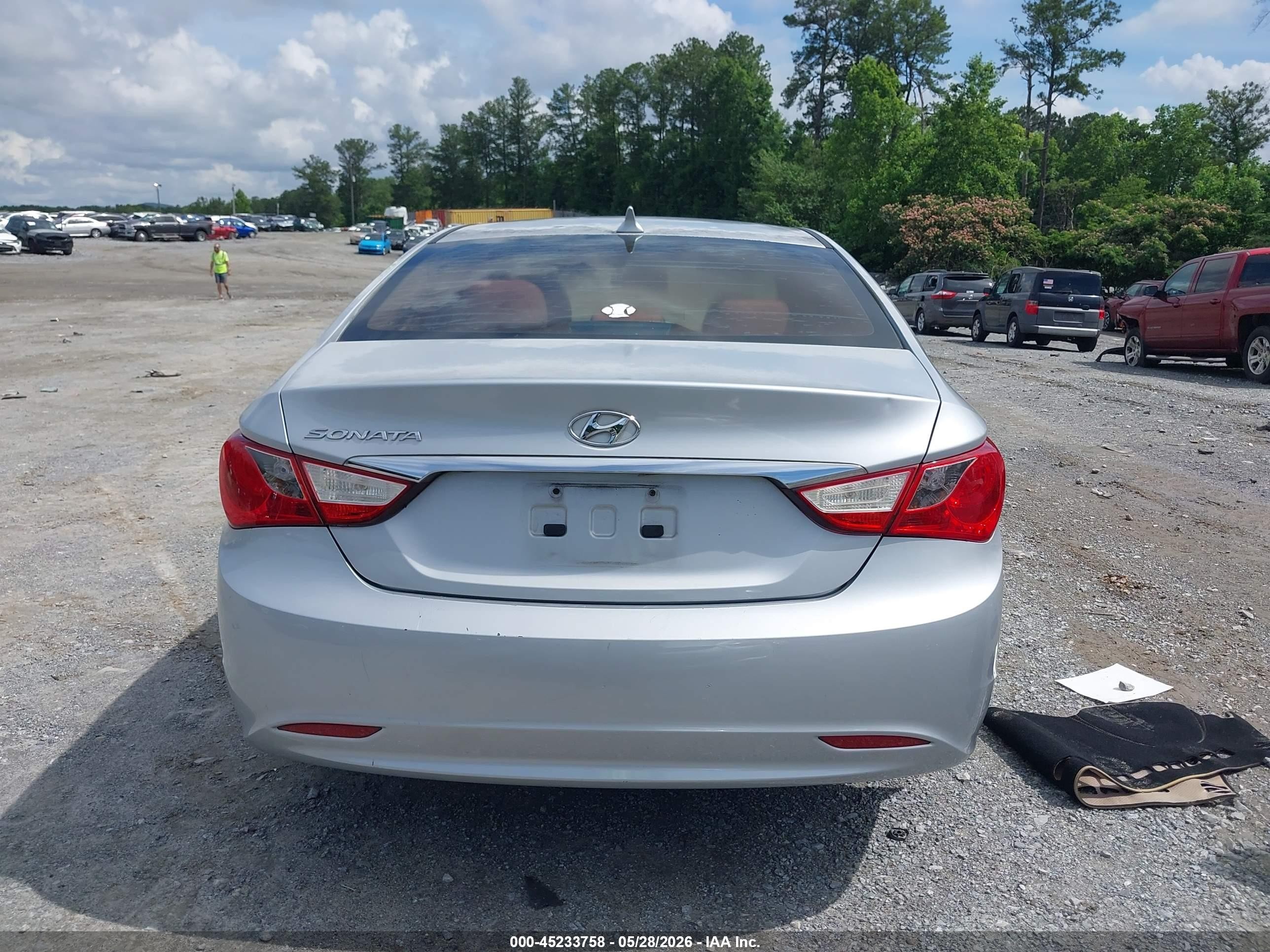2011 Hyundai Sonata Gls Silver vin: 5NPEB4AC9BH100314