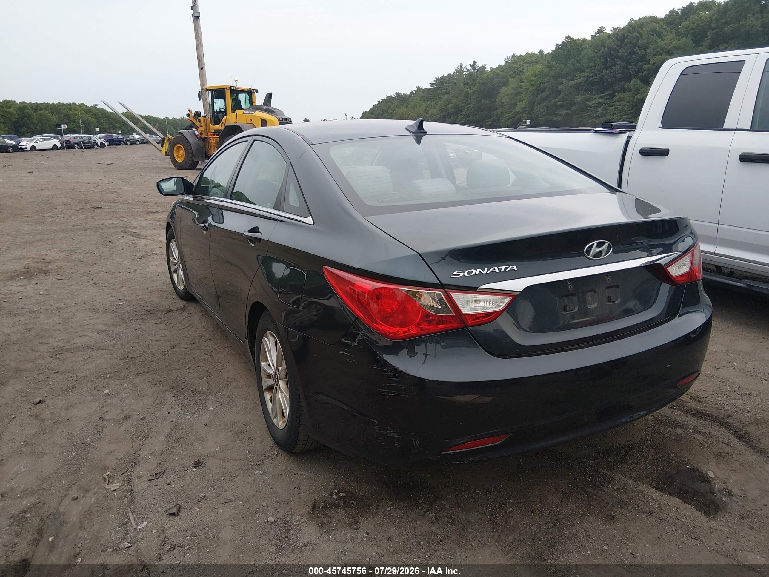 2011 Hyundai Sonata Gls Синий vin: 5NPEB4AC9BH141171